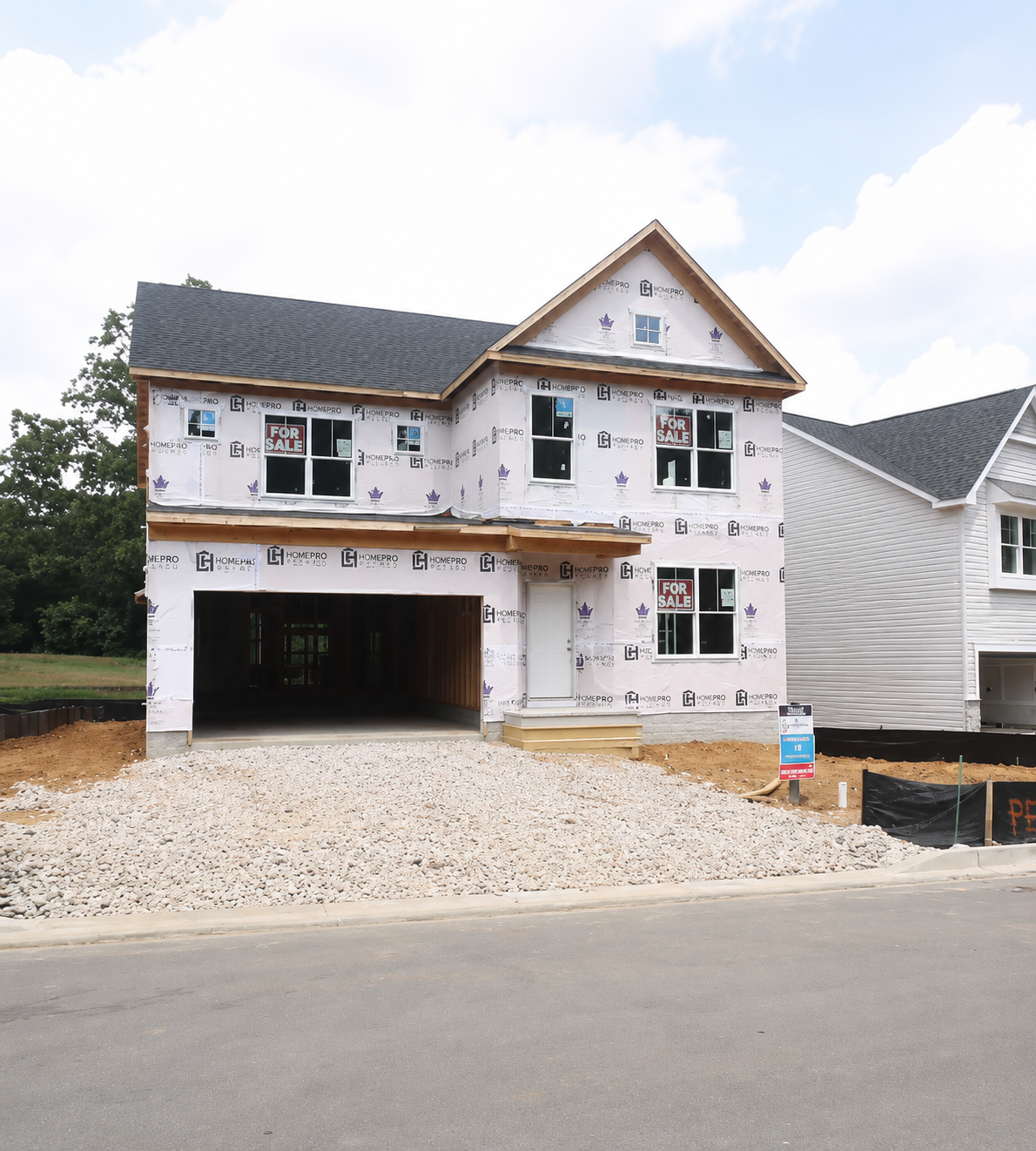 Pecan Ridge home mid-build in Bowie, Maryland