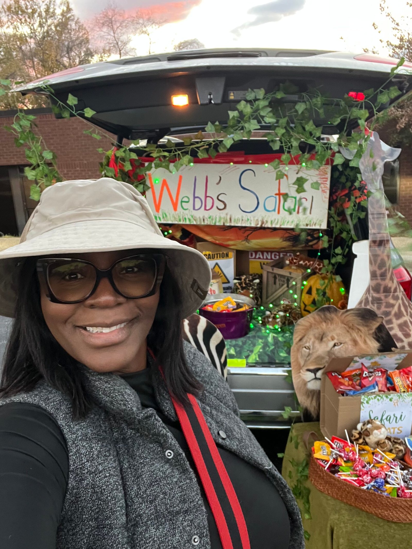Carole Webb at a community event