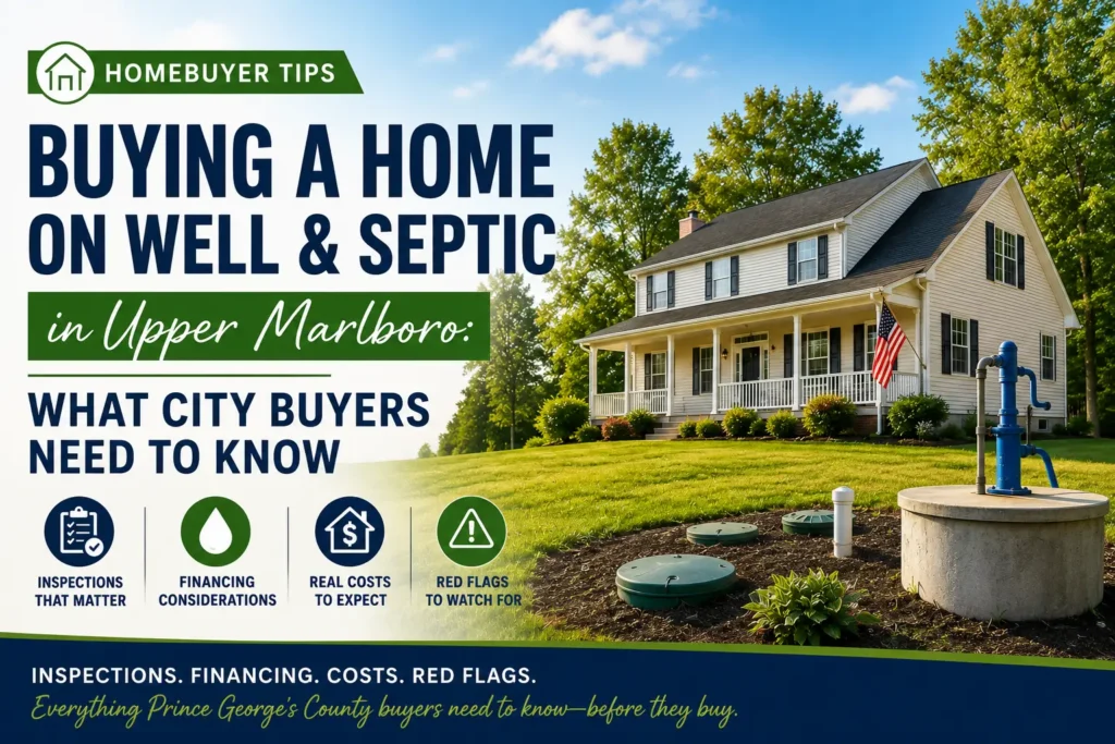 Well and septic home in Upper Marlboro, Maryland