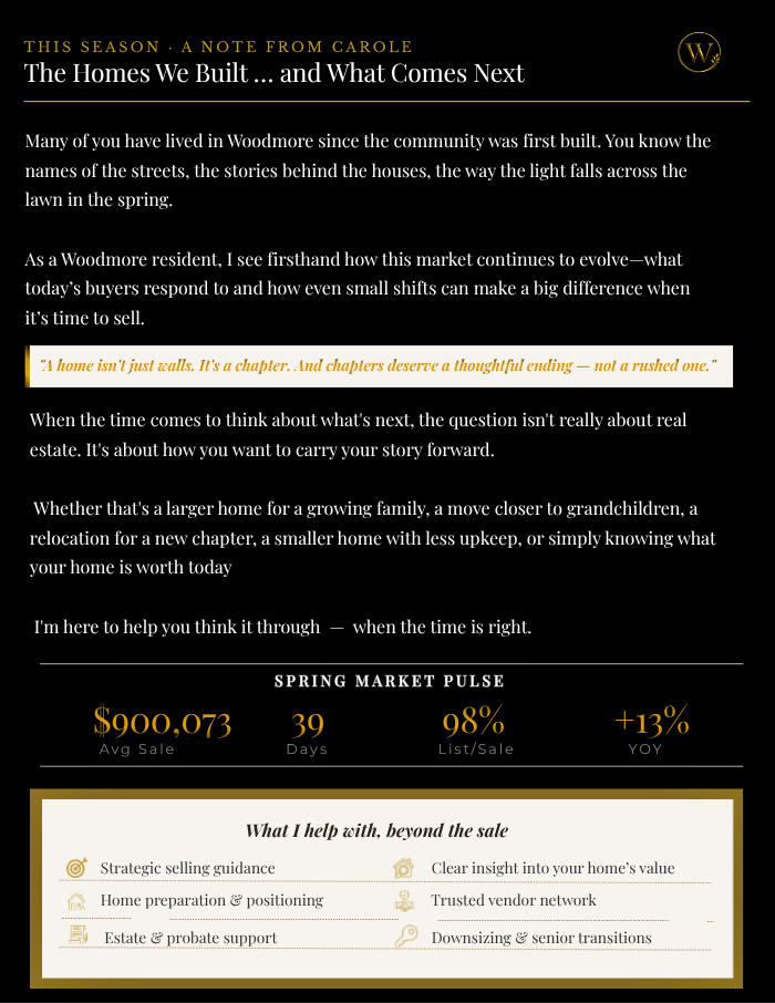 Woodmore neighborhood newsletter page 2